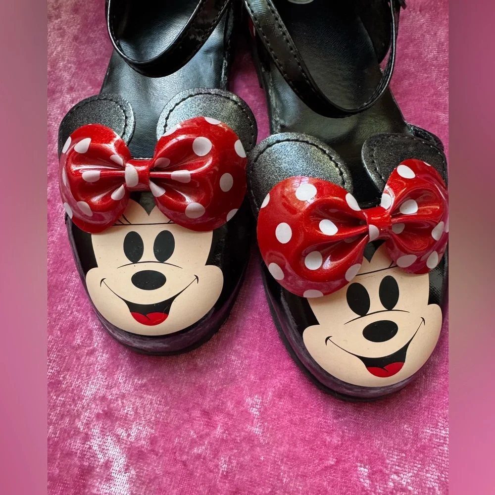 Minnie Mouse Dress Shoes ears Disney Store costume Polka Dot World 6 4th of July